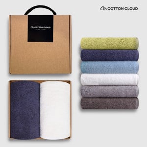 코튼클라우드 호텔수건 40수 170g 2P 고급선물포장(손잡이박스) 판촉물 제작 전문~타올~타올(중저가)