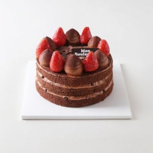 [몽블랑제]딸기 초코생크림 케이크 (1호)