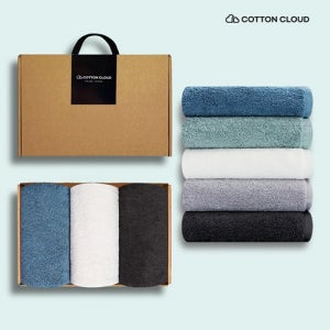 코튼클라우드 호텔수건 40수 220g 3P+고급선물포장(손잡이박스) 판촉물 제작 전문~타올~타올(고급)