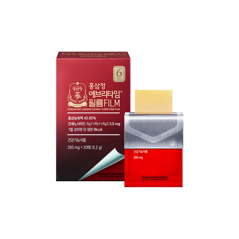 정관장 홍삼정 에브리타임 필름 260mg x 20매, 3개