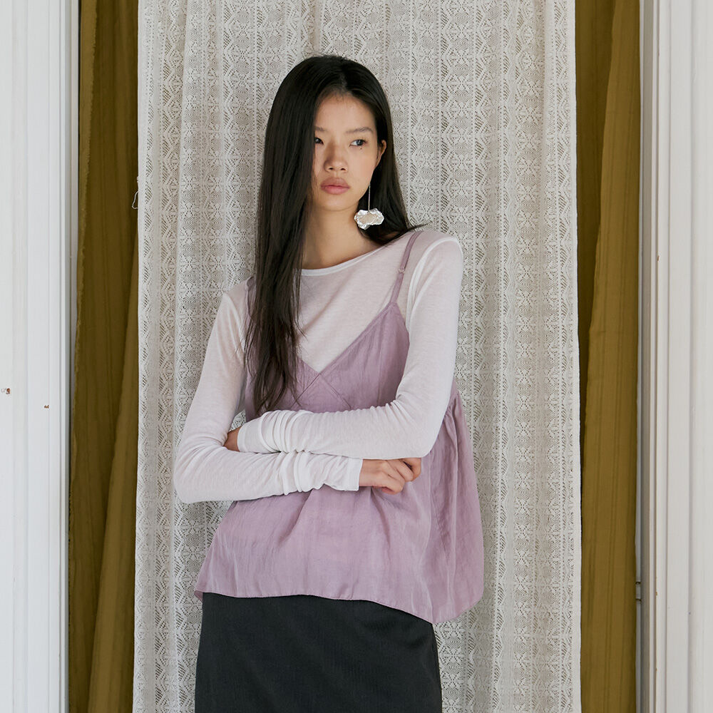 [포에트서울] basic wool tencel t-shirt_ivory