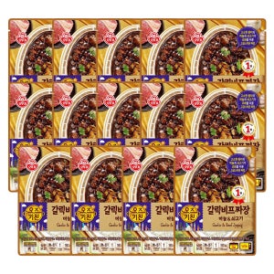 오뚜기 오즈키친 갈릭비프짜장 180g x 14개