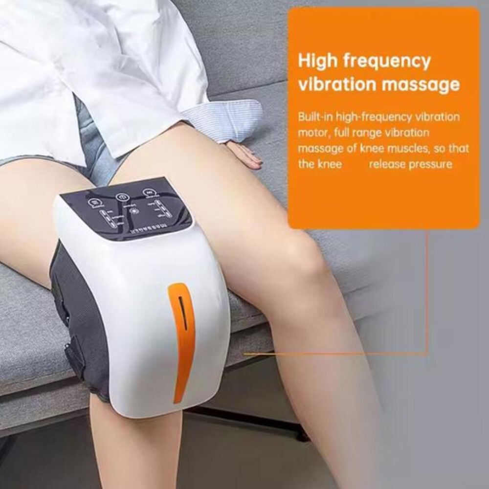 전자 무릎 마사지 무선 진동 무릎 패드 공기 <b>관절염</b> 따뜻한 <b>관절</b> 다리 압력 압축 N6I1