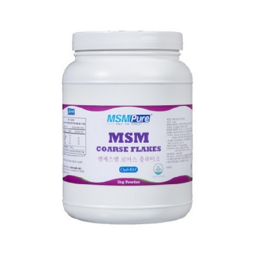 <b>엠에스엠 퓨어 MSM</b> 코어스 플레이크 1kg, 1개
