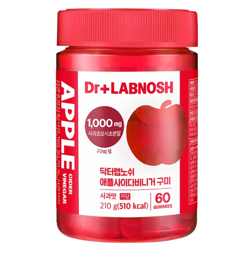 랩노쉬 <b>애사비 구미</b> 3.5g x 60구미, 3개