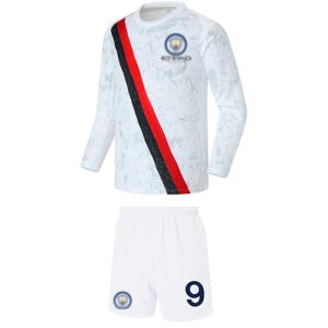 축구복/C4200 맨시티 어웨이형 축구유니폼 세트 단체복 맞춤제작 경기용 팀웨어