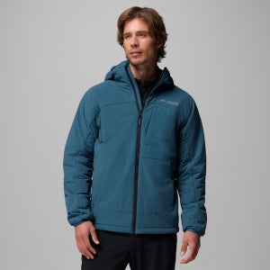 컬럼비아 남성 실버 리프 라이트 하이브리드 후디드 인슐레이션 자켓 C64WE0604429