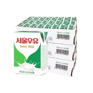 서울우유 서울우유 멸균우유 200ml x 72입 (총 3박스) 서울우유/멸균/멸균우유
