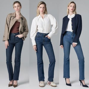 뱅뱅 25FW 뱅뱅  여성 라이크라 시그니처 데님3종