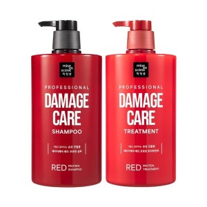 미쟝센 데미지케어 레드 프로틴 1000ml 대용량 샴푸 x1개 + 트리트먼트 x1개