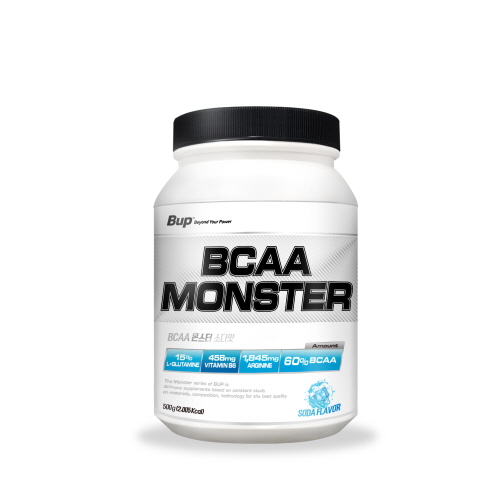 뉴트리이펙트 비유피 <b>BCAA</b> 몬스터 소다맛, 500g, 1개