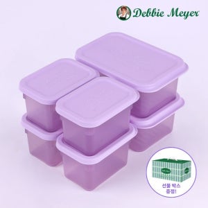 💜100원이벤트💜데비마이어 데비박스 신선보관용기 비기너세트 6P / 245*4+570*2 / + 선물상자