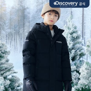 디스커버리 키즈 패밀리 레스터G RDS 구스다운 롱패딩 (BLACK) DKDJ57046
