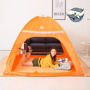 겨울보온 양문형 난방텐트 캠핑용 방수 텐트 원터치텐트 겨울텐트 방한텐트