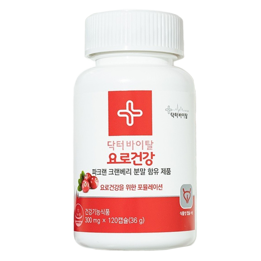 닥터바이탈 요로건강 <b>크랜베리</b> 방광영양제 36g  120정  1개