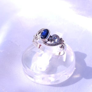 미니 사파이어 앤티크 실버 반지, 리페어링