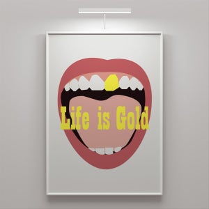 금니 포스터 A3, 콩주편지