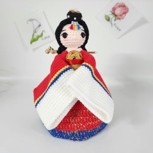 한복 인형 / 왕비 [손뜨개/코바늘], 봄이네공방