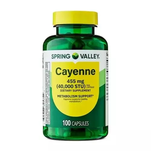 Spring Valley 카이옌 455mg (40000STU) 캡슐 100정