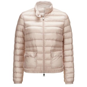 몽클레르 란스 숏 다운 경량 패딩 여성 자켓 라이트 핑크 1A10100 53048 529 25FW LANS 로고 패치 라이트핑크 1A101 00