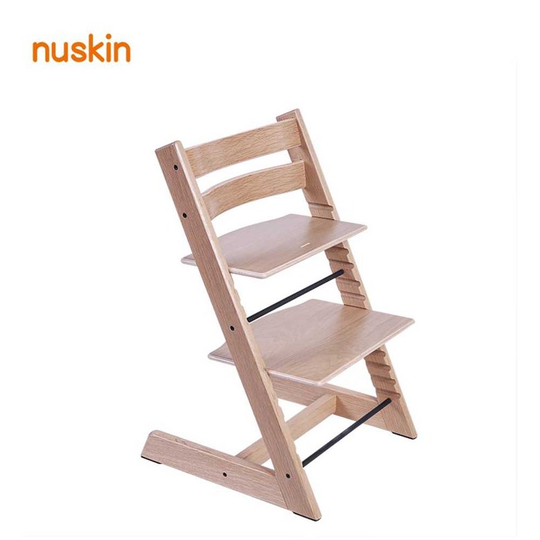 Nuskin <b>누스킨 성장</b> 의자 키즈 아기 식탁 하이체어 트리트랩  13. 오크나무