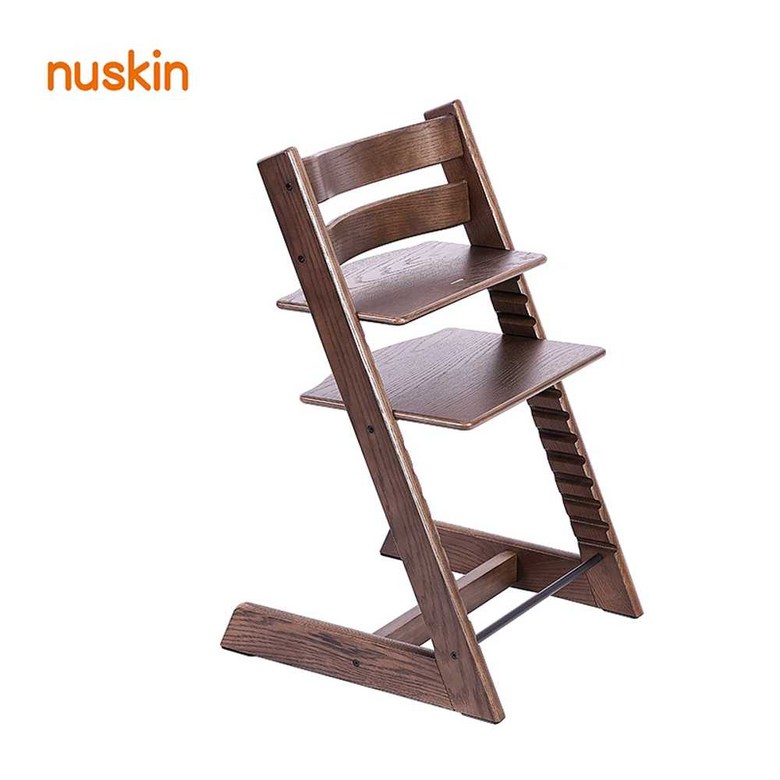 Nuskin <b>누스킨 성장</b> 의자 키즈 아기 식탁 하이체어 트리트랩  12. 오크웜브라운