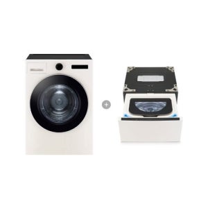 LG전자 LG 트롬 오브제컬렉션 건조기+미니워시 20kg RD20ENEX 네이처베이지 전국무료배송