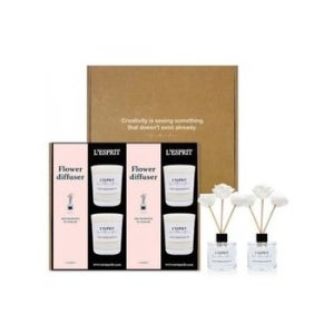 고급 캔들양초 4개+디퓨져 50ml 2개  선물세트 30개  선물세트 연말선물세트 양초 캔들 디퓨져