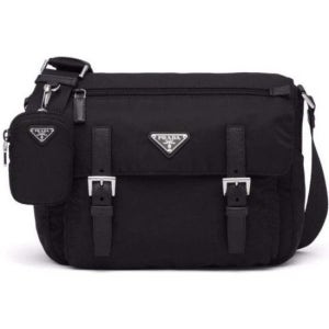 프라다 [명품] 1BD953 RV44 F0002 리나일론 블랙 숄더백 크로스백