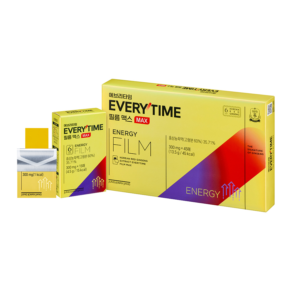 정관장 에브리타임 필름 맥스 300mg x 45매, 1개