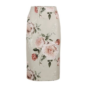 [파슨스] Flower Printing Tube Skirt   [ASSR9SK02]