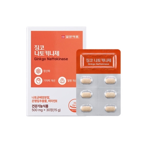 일양약품 징코 나토키나제 500mg x 30정, 1개
