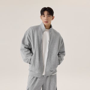 파인코튼 맨즈 기모 하이넥 집업자켓 후리스