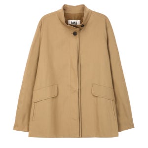 [닥스 여성] 닥스 다크베이지 솔리드 트렌치 자켓 DLJA5D920I3