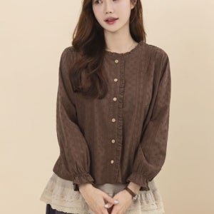 밀리레이스블라우스 [TF52877]