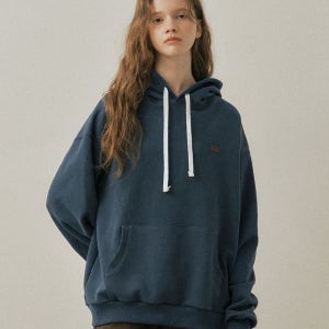 [웬즈데이오아시스 포 우먼] W/애쉬 피그먼트 후드 스웨트셔츠_NAVY(W25-TP34)