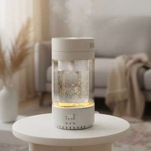 [26년형] 신일 3.5L 가열식 무드등 스텐레스 가정용 물멍 가습기 SUH-CV600ZA