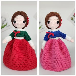 한복 인형 [손뜨개/코바늘], 봄이네공방