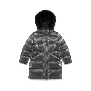 내셔널지오그래픽 키즈 키즈 K254GDW020 셀레네 롱 덕 다운 점퍼 DARK SILVER