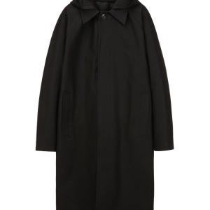 [질스튜어트 뉴욕 남성] 코튼 후드 트렌치 코트 - 블랙 JNCO5C202BK