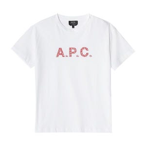 아페쎄 COEIO F26354 TAB BLANC/ROUGE CHELSEA 첼시 반다나 여성 반팔티
