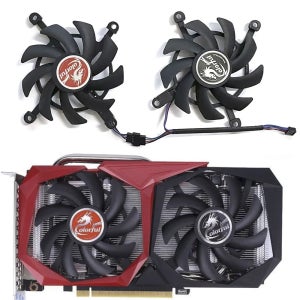 다채로운 GTX 1650 1660 1660Ti RTX 2060 2060 SUPER Tomahawk 그래픽 카드 팬에 적합한 새로운 RTX 2060 SUPER GPU 팬 85MM 4