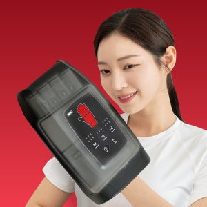 휴그랩 손마사지기 온열 공기압 손가락 안마