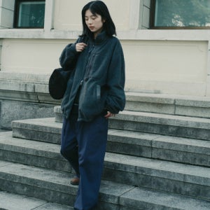 [오헤시오] NTC X OHESHIO ZIGZAG TWILL PANTS, NAVY NPL7665NV