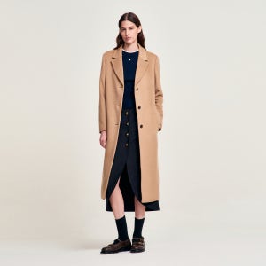 [산드로] 캐시미어 싱글 롱 코트 SF25W2FRUH283 S25FW-01