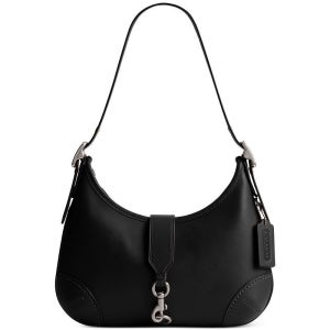 코치 스몰 가죽 호보백 가방 Hamptons Small Leather Hobo Bag 19344721 SilverBlack