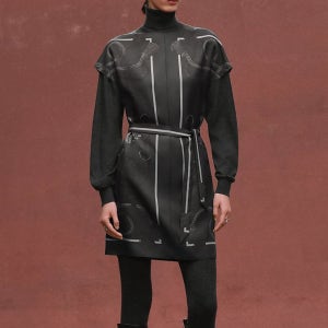 에르메스 Palefroi Remix 클래식 튜닉 원피스 H5H0635DLIT40