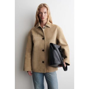 코스 칼라드 스웨이드 재킷 샌드 6773726