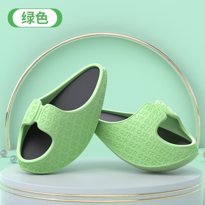 웨지힐 <b>살빠지는</b> 지압 골반 단화 샌들 밸런스 거꾸리 스트링 까치발 다이어트 슬리퍼  [스타공용]-<b>아보</b> 그린 S사이즈(33-