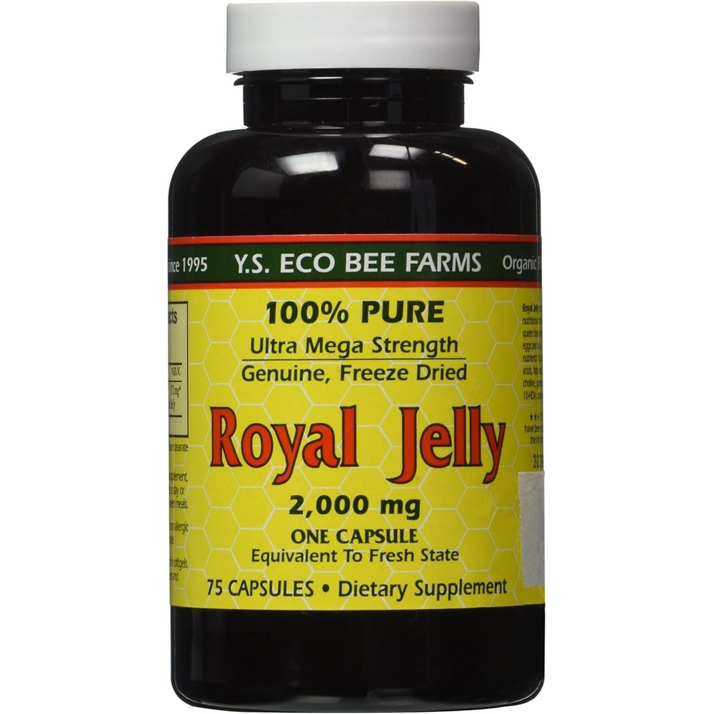 Y.S.ECO BEE FARMS <b>에코비팜</b> 로얄젤리 2000mg 캡슐  1개  74정